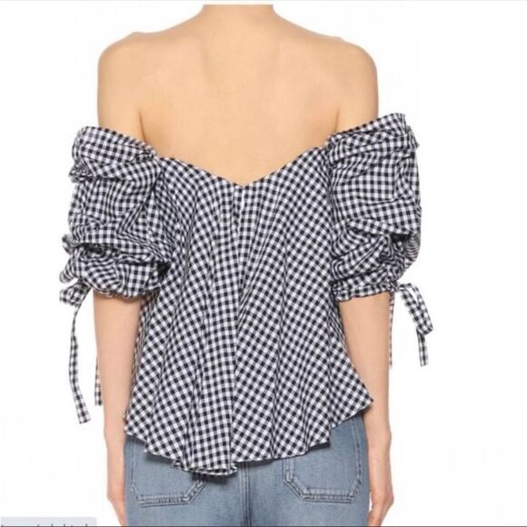 Caroline Constas Gabriella Off The Shoulder Top - Picture 3 of 16